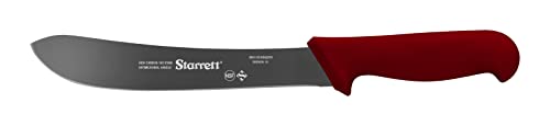 Starrett Profi Steakmesser 10 Zoll Roter Griff