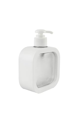 Image of Liquid Soap Dispenser | Refillable Pump Bottle for Hand Wash, Dish Wash, Shampoo, Conditioner, Shower Gel | Bathroom & Kitchen Use | Transparent Plastic | 350ml
