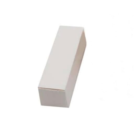 10Pcs White Paper Battery Package Box for Single 18650 Battery, Cardboard Storage Container