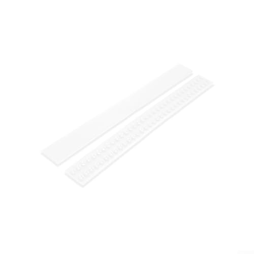 Juego de 2 cubiertas de silicona para estufa para un fácil mantenimiento en tu cocina (transparente)