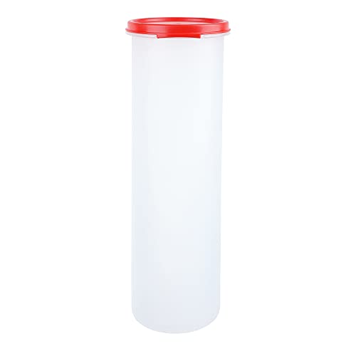 Image of Cutting EDGE 585ml Smart Slim Storage Airtight Container-Red,Set of 4 | Plastic material, airtight storage, kitchen Storage organization, pantry use, dry food storage, space saving, kitchen Storage
