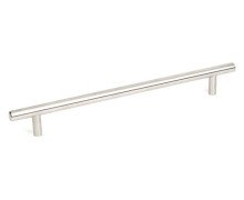 Century Premium - Tirador de acero inoxidable de grado 304 con mango en T, resistente, para gabinete de cocina, baño, 288 mm c.c. 384 mm en total, 40459E-32D, acero inoxidable cepillado, paquete