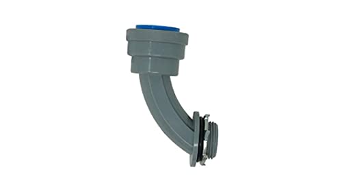 Codo de 90° de PVC con conexion rapida Southwire P-90-075 de 3/4 para tubos de conduccion 2