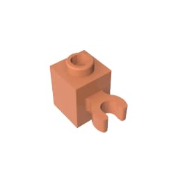 XYEIUGO 60475 Hinge Brick Special 1x1 with Clip Vertical, 50 PCS