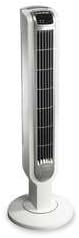 3-1/2" Tower Fan,Oscillating,3 Speeds,120VAC,Remote Control