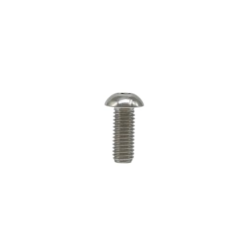 Rison-Titanium SSCY-US--67 Rison Titanium Screws M5X15Mm Screws Iso7380 Button Head Hex Socket Cap Screws Original Button Socket Head Hexagon Titanium Bolt Gr5 Titanium Screws Pack Of 5 thumb #6