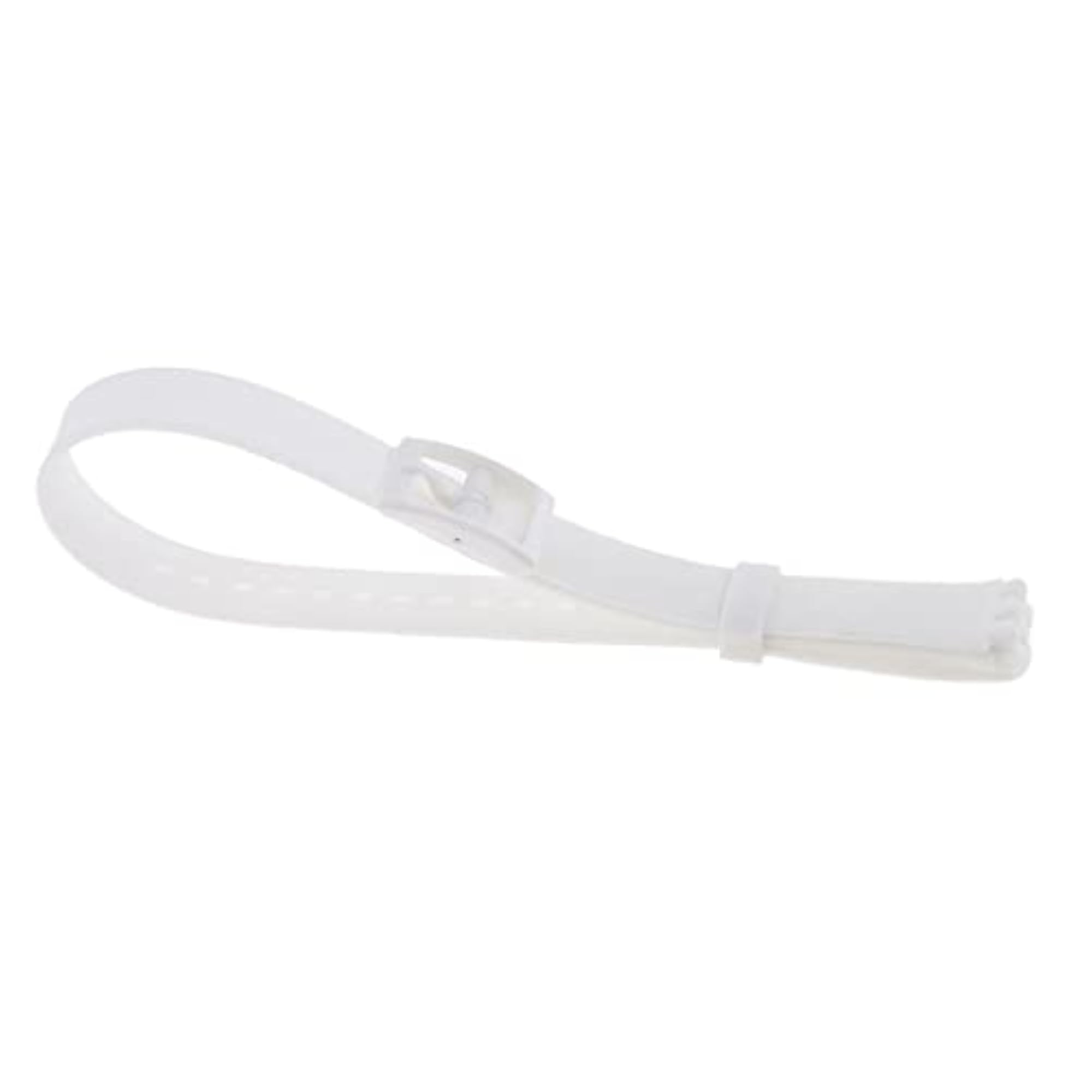 Soft Waterproof Silicone Watch Strap for Swatch, White 12mm
