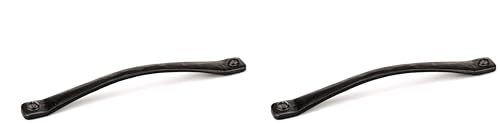 Image of Richelieu Hardware BP9464305900 Sheffield Collection 12-inch (305 mm) Matte Black Traditional Arched Barn Door Pull (Pack of 2)