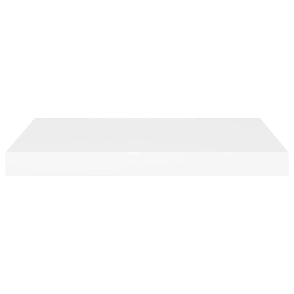 Juego de 4 estantes flotantes blancos de 60 x 23,5 x 3,8 cm, montaje invisible, para dormitorio, baño, montaje en pared, decoración de pared con estilo