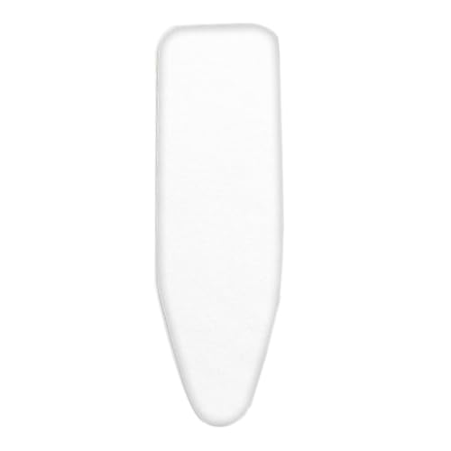 drburpily Extra Dicke Bügelbrettpolsterung bietet optimale Wärmeisolierung und Atmungsaktivität und sorgt so für atmungsaktive Kleidung. Ersatz Bügelbrettauflage aus Baumwolle, Weiß, 108 x 40 cm