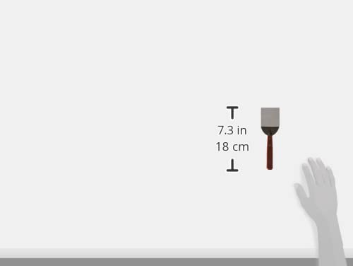 Nogent*** 1710 Food Turner Small Stainless Steel with Wooden Handle