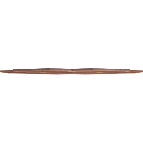 Image of Ekena Millwork 20 inchOD x 7 inchID x 3 /8 inchT Florin Wood Fretwork Pierced Ceiling Medallion, Walnut