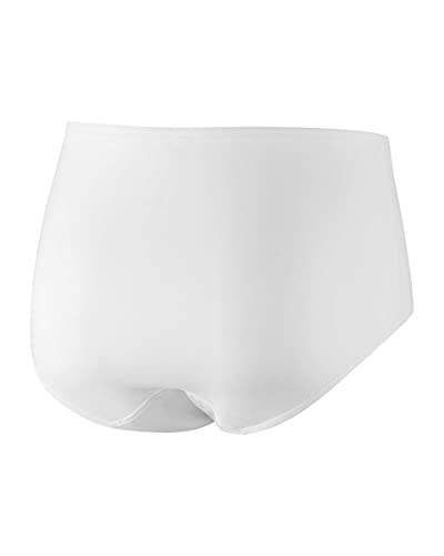 Protechdry Washable Urinary Incontinence Cotton Maxi-Panties For Women, With Built In Absorbent Area, White Large #TOP2