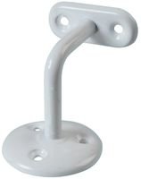 DURATOOL D02120 Heavy‑Duty Handrail Brackets - White, 63.5 mm (Pack of 2)