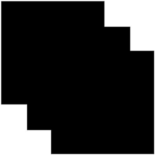SISER EasyWeed Heat Transfer Vinyl HTV for T-Shirts 12 x 12 Inches 3 Precut Sheets (Black)