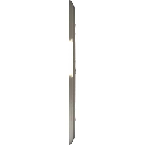 Image of Ekena Millwork CMP13BABCR Baltimore Thermoformed PVC Ceiling Medallion (Fits Canopies up to 5 1 /4 inch), 13 inchOD x 3 1 /2 inchID x 3 /4 inchP, Bright Coat Chrome