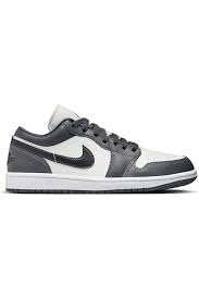 Nike Women's Jordan 1 Low Sail/Off Noir-Dark Grey-White (DC0774-102) - Size 6w3