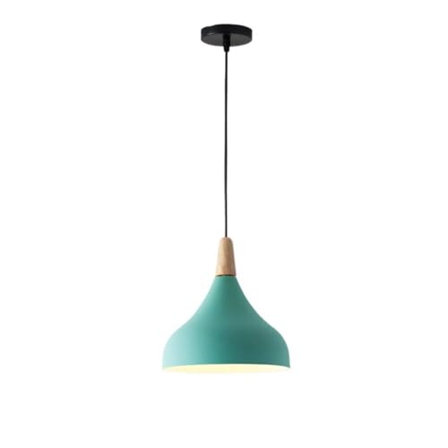 Chandelier moderne rustique jaune, le plafonnier coloré au design suspendu unique