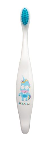 Jack N' Jill Kids Toothbrush – Manual Toothbrush for Kids with Extra Soft Bristles, Suitable for Babies & Toddlers, Ergonomic Handle, Cornstarch Plant-Based Handle & Packaging - 1 Pack - Image 5