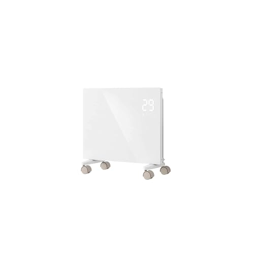 AICA Radiateur 1000W WiFi Écran tactile 2en1 Mobile/Mural Blanc