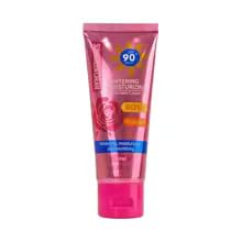 Rose Sunscreen Cream, SPF50+, Face and Body Protection, Moisturizing and Whitening