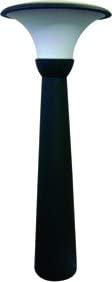 Luxform Lighting Perth Tall Post Light in Anthracite