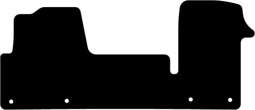 Kovvar Tapis de Sol Compatible avec Renault Master 2010-2024 Correspondant à la Version: 3 | Master | Avant | Qualité: Basic