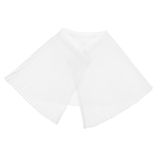 Capa de corte de cabello impermeable blanca para salón y barbería miniatura 1