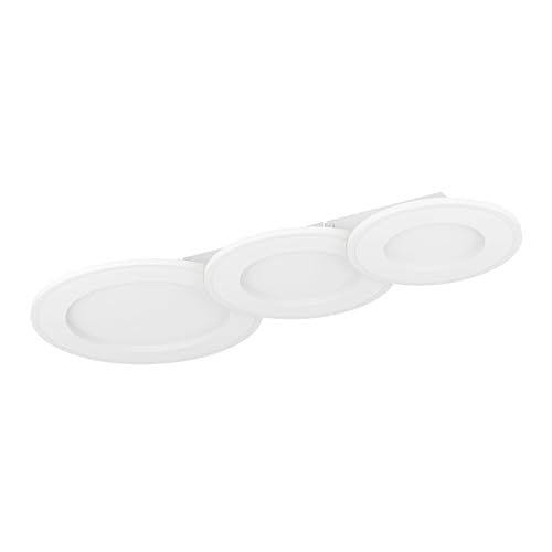 Plafonnier LED Scagno à 3 cercles pour un éclairage blanc chaud homogène et design