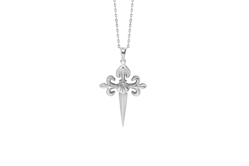 Pendentif Coquille Camino de Santiago en argent massif au relief finement ciselé