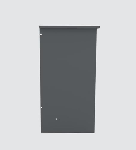 Image of Compact Study Desk, Grey, 80x40x74 cm, Space-Saving Home Office Table, Modern Design, DIY Assembly