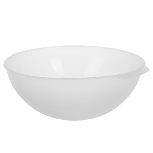 SEWACC Bassine de Lavage Multifonctionnelle en Plastique Transparent avec Poignée Diamètre 21 CM Lavabo Portable pour Soins du Visage en Institut de Beauté et Usage Domestique