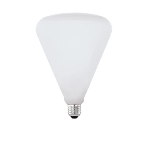 EGLO Dimmable E27 LED Light Bulb Big Size, Extra-Large Cone-Shaped Edison lamp, 4.5 watt (Equivalent to 40 watt), 470 Lumen