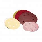 Carborundum 5539520329 Premier Red Aluminum Oxide Dri-Lube Paper Discs-100 EA/PK 1 Pack