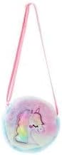 Sanjis Enterprise fur Canvas Multicolor Baby kids Girl's Cartoon sling bag side bag shoulder bag (Multicolor)