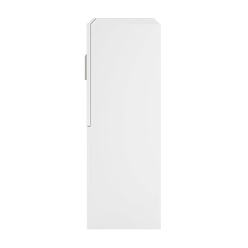 Bush Business Furniture HHH130WH Hampton Heights 30W Bookcase Hutch In White, Bookshelf Attachment thumb #7