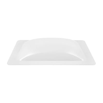 RV Skylight Replacement, 18" x 26" Outer Dimension Camper Skylight Fit Standard 14" x 22" Openings, RV Shower Skylight Replacement Cover for Roof Camper Trailer Fifth Wheel Truck Motorhome, White