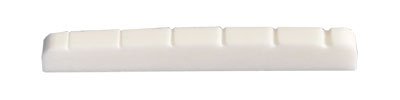 Hueso para silleta, guitarra elctrica. Medidas: 43x3.5x5.16 mm. Parte de arriba