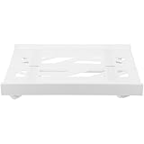 Cabilock Mobiler PC Tower Stand Höhenverstellbar rutschfest Belüftet für Bessere Wärmeableitung Stabiler Computerhalter unter Schreibtisch Kompatibel mit Verschiedenen Gehäusegrößen Weiß