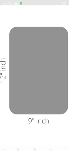 Image of CDM Small Rectangular Frameless Mirror - 12x9 Inch Wall-Mounted Glass, Clear Reflection, Lightweight Design, Perfect for Bathroom, Vanity, Bedroom, Entryway, or Guest Room
