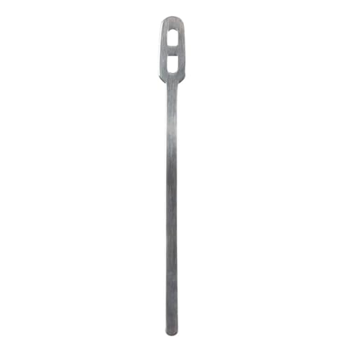 COOK CONCEPT, KA5996 Paletas de Café y Aperitivos Acero Inoxidable, Diseño Ergonómico y Resistente, Ideal para Mezclar Tus Bebidas con Elegancia, 11 cm, Gris, Touilette