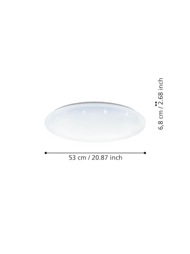 Plafonnier de plafond moderne LED pvc design blanc GL1710