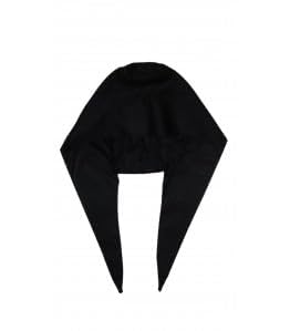 Embroidery Point Solid Plain Cotton 2 Tani String Patka/Dastaar/Bandana for Sikh Kids & Adult (Black)