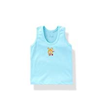 Image of KIKE Newborn Baby Printed Sleeveless Regular Fit Vest for Kids Pack of 3