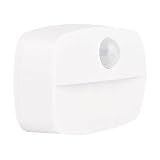 Healeved Batteriebetriebene LED Schrankleuchte mit Infrarot Bewegungssensor Weiß Selbstklebend...