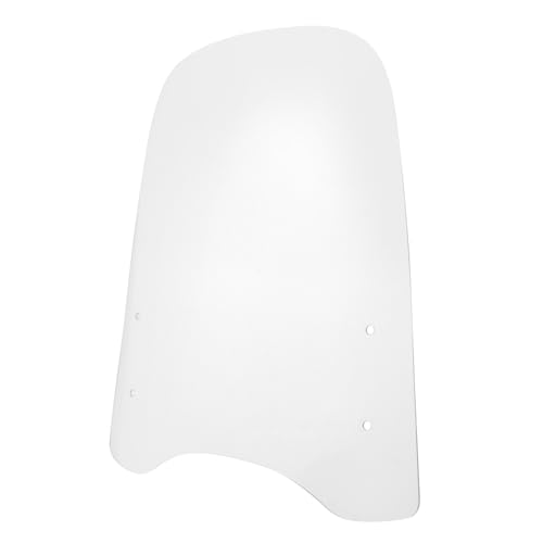 Pare-brise transparent polycarbonate rigide coupe-vent moto et scooter protection débris