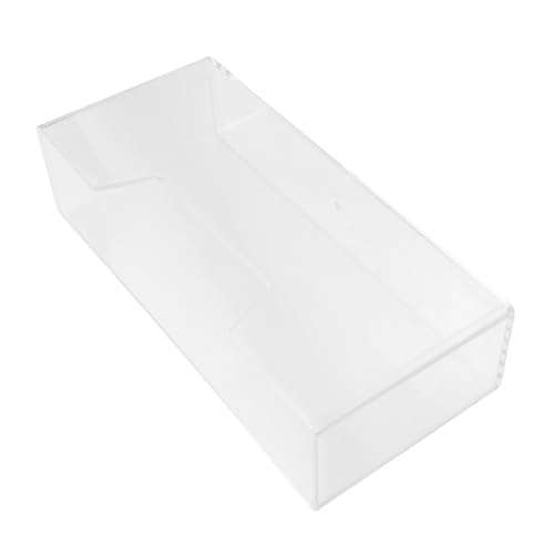 Mikikit Servilletero Vertical de Acrílico Transparente para Cocina y Baño Soporte para Toallas de Papel de Mesa Dispensador Estable de 1 Pieza para Hogar Oficina y Coche