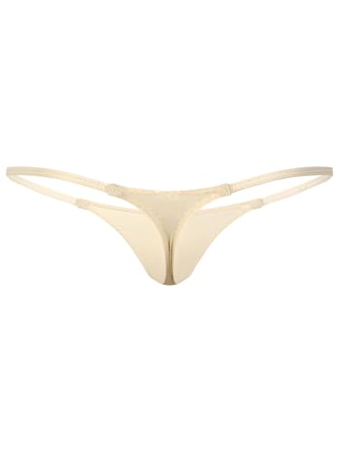 Men's Sexy Hipster Micro Thongs Underwear Sheer Mesh See Through T-Back G-String Bikini Briefs2