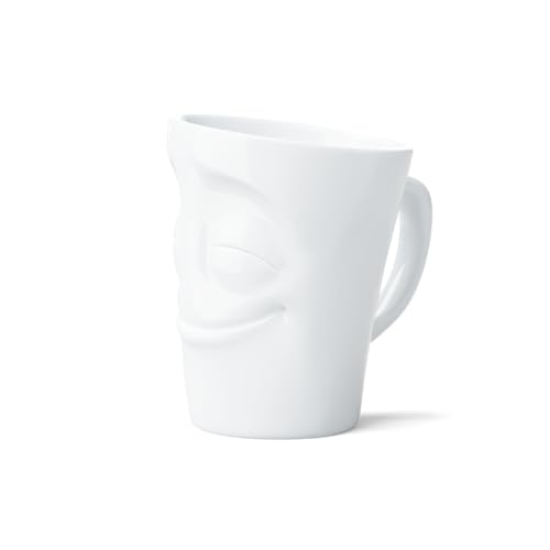 Taza de porcelana con asa 11 oz blanca miniatura 2
