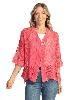 Image of Jess & Jane Mineral Washed Mesh Cardigan - M116